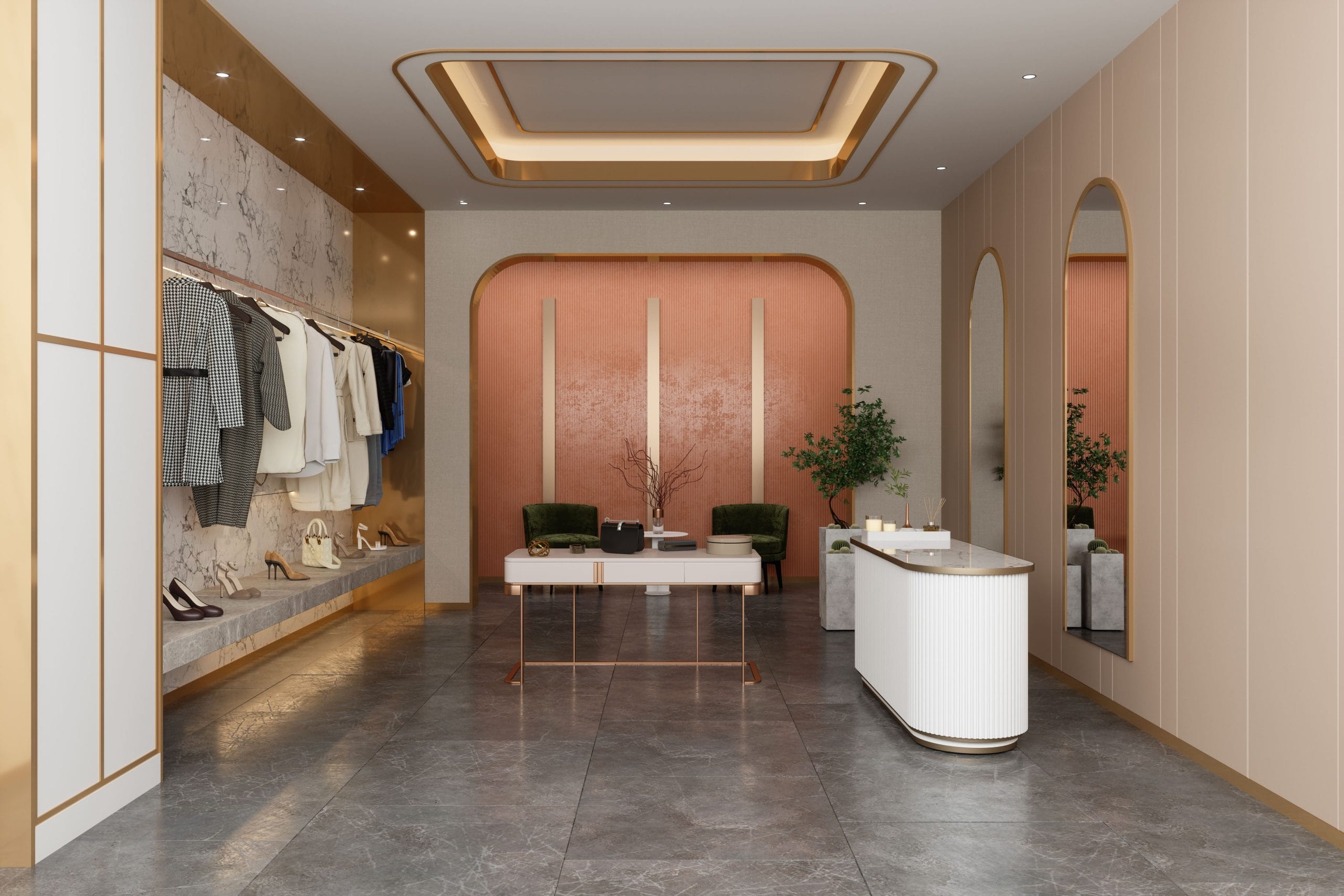 rénovation de magasin de vêtements
